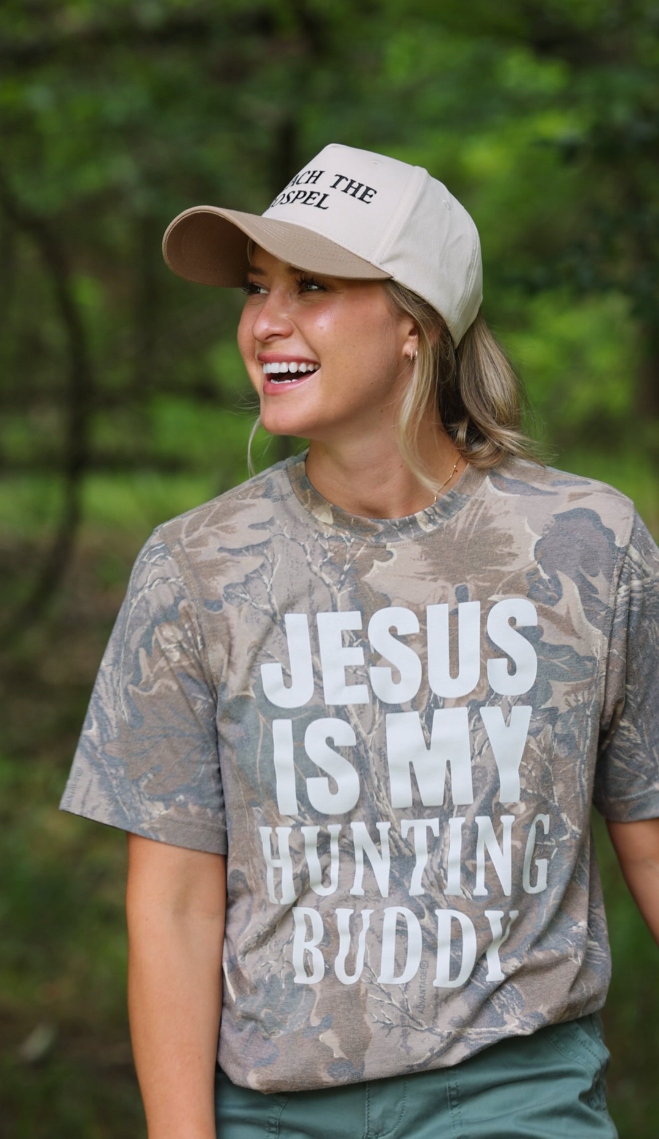 “Jesus is my Hunting Buddy” RealTree Advantage tshirt