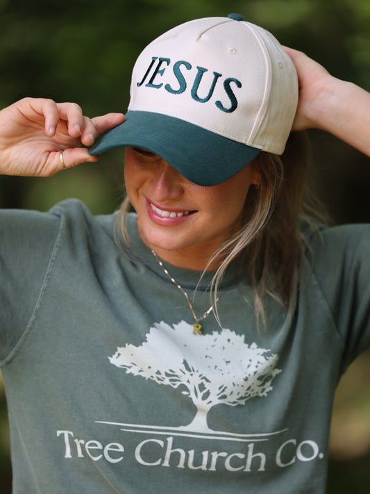 JESUS SnapBack Tree Church Co. hat