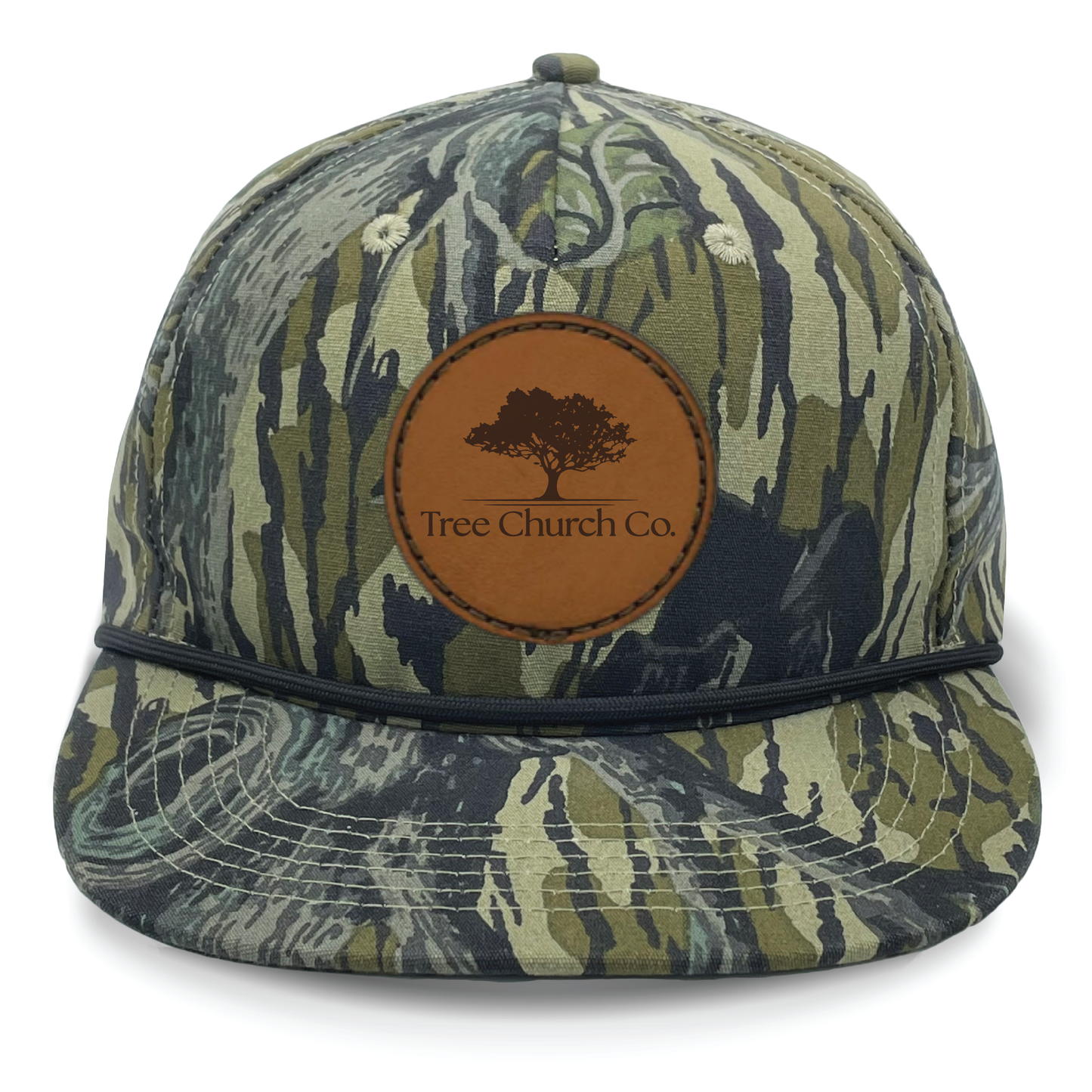 Tree Church hat - Mossy Oak Treestand patch logo