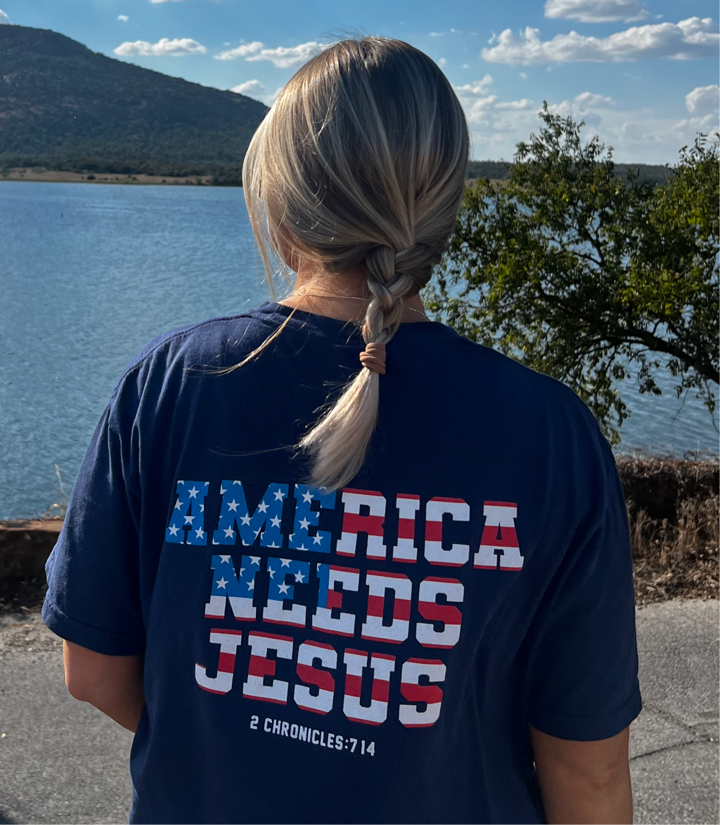 America Needs Jesus t-shirt