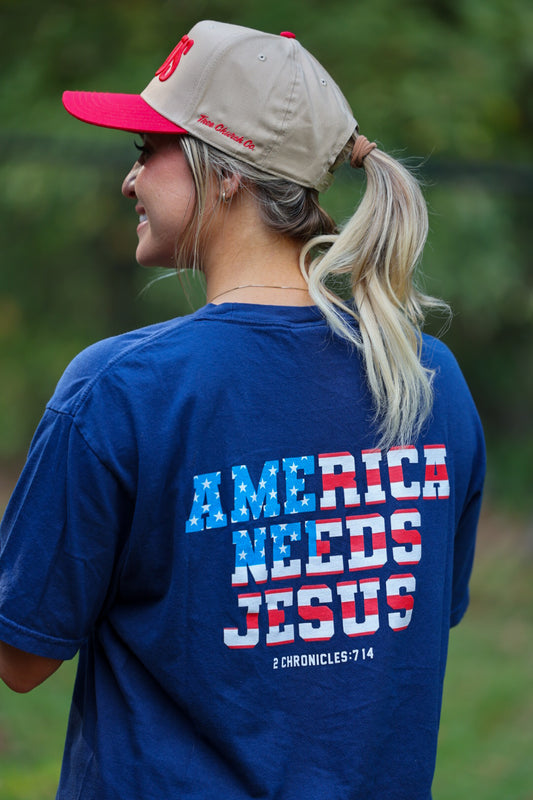 America Needs Jesus t-shirt